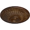 Ekena Millwork Modena Ceiling Medallion (Fits Canopies up to 5 1/4"), 23 1/2"OD x 3 1/2"P, Root Beer Crackle CM23MORBC - alternate 2